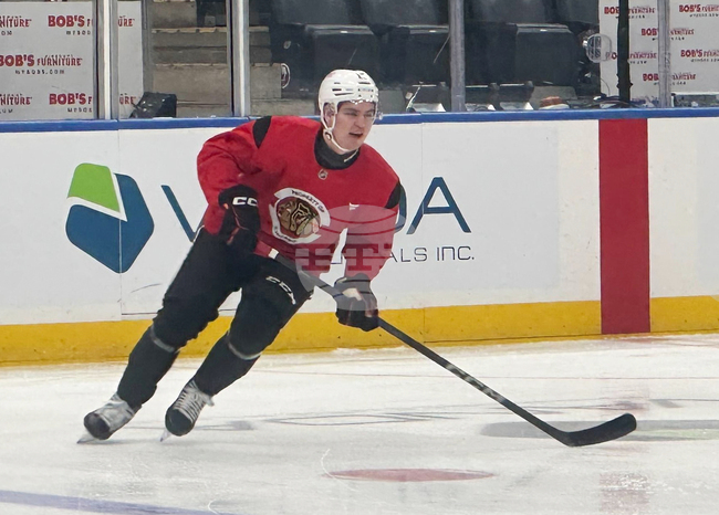 Blackhawks Frondell NHL Debut Hockey