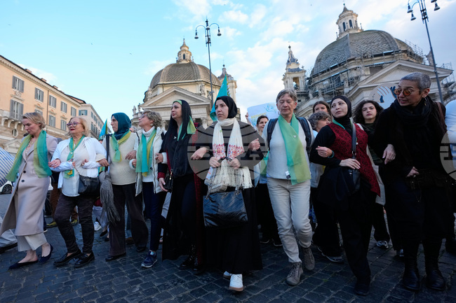 Italy Palestinian Israeli Mothers March