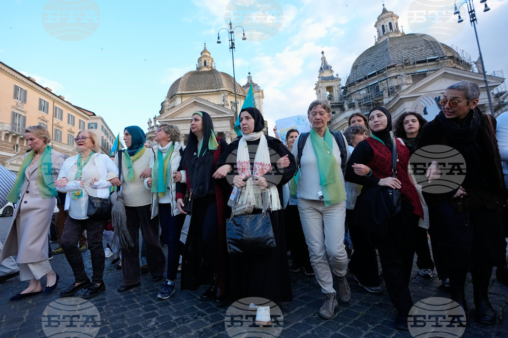 Italy Palestinian Israeli Mothers March
