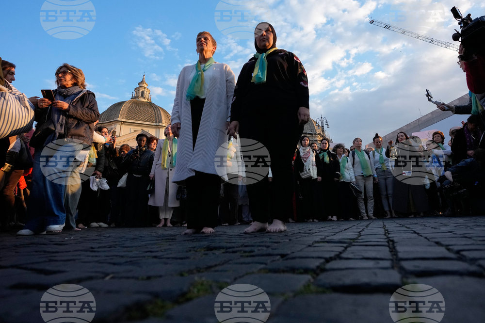 Italy Palestinian Israeli Mothers March