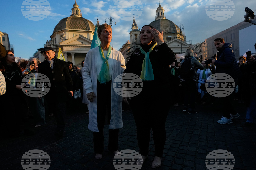 Italy Palestinian Israeli Mothers March
