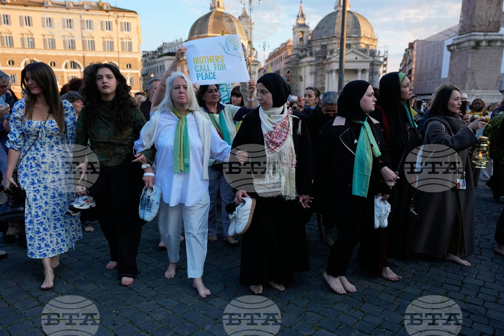 Italy Palestinian Israeli Mothers March