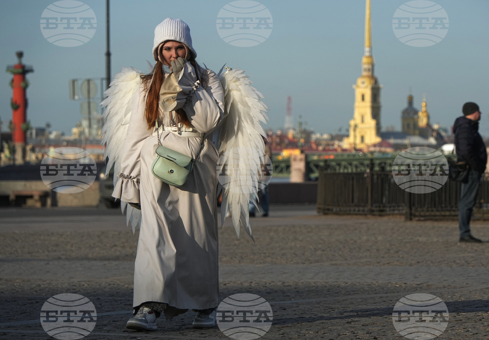 APTOPIX Russia Daily Life