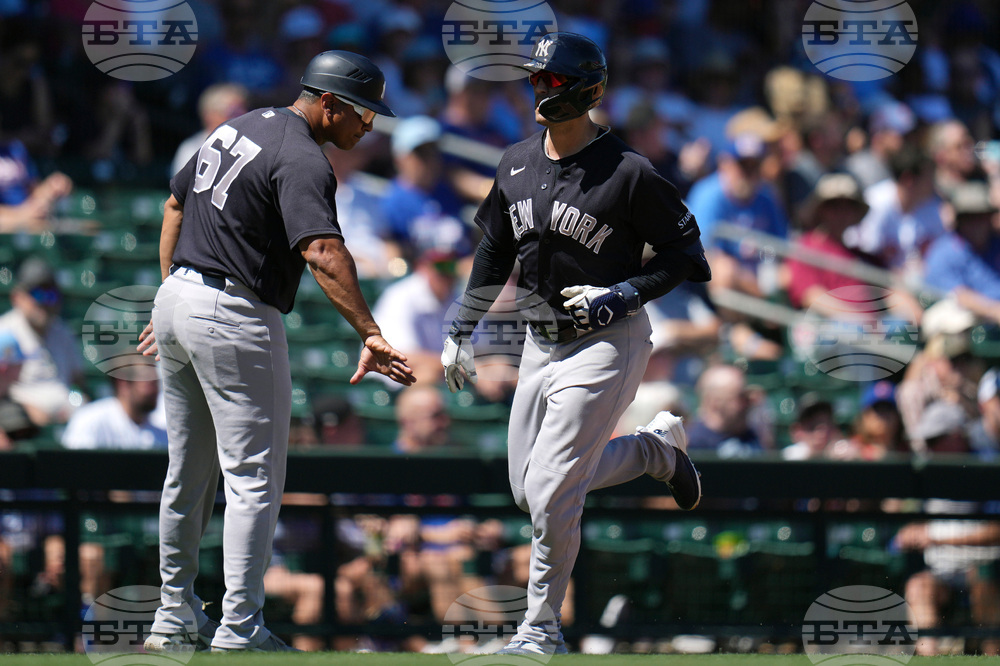 Yankees Cubs Spring Baseball