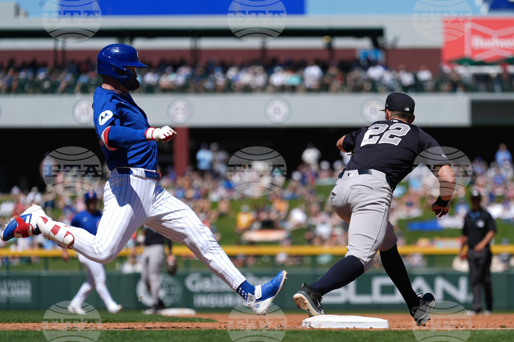 Yankees Cubs Spring Baseball