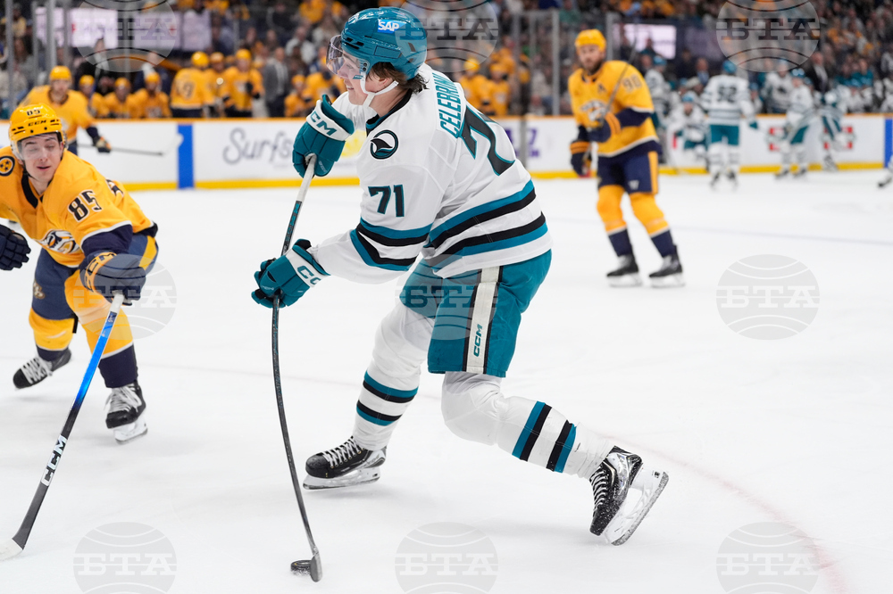 Sharks Predators Hockey