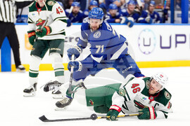 APTOPIX Wild Lightning Hockey