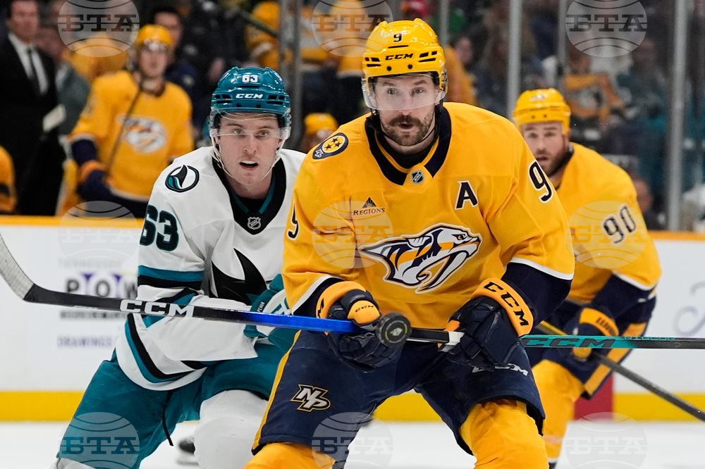 Sharks Predators Hockey