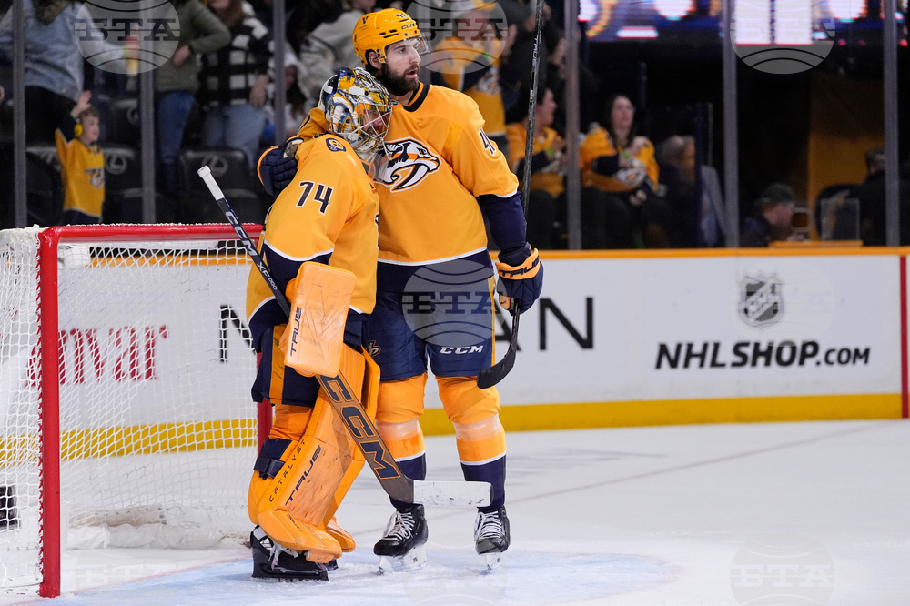 Sharks Predators Hockey