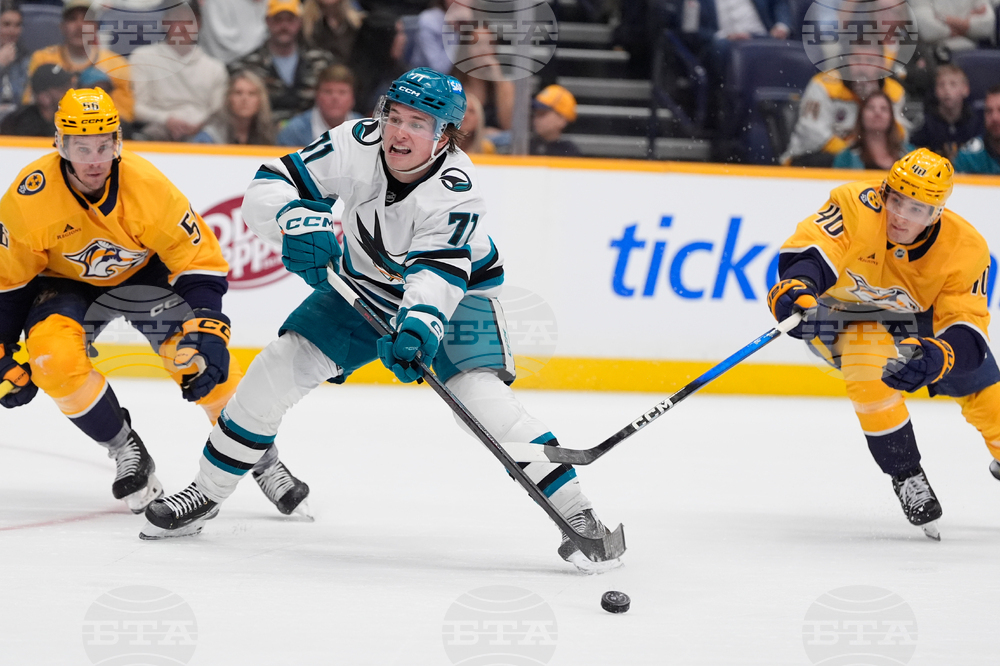 Sharks Predators Hockey