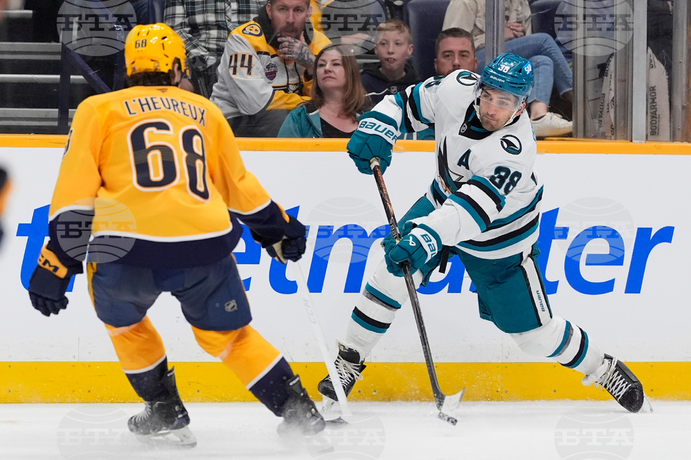 Sharks Predators Hockey