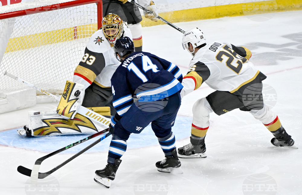 Golden Knights Jets Hockey