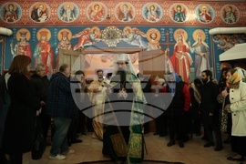 Храм „Свето Благовещение“- патриарх Даниил- света златоустова литургия