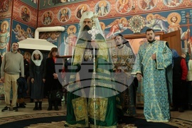 Храм „Свето Благовещение“- патриарх Даниил- света златоустова литургия