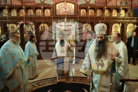 Храм „Свето Благовещение“- патриарх Даниил- света златоустова литургия