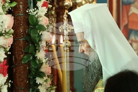 Храм „Свето Благовещение“- патриарх Даниил- света златоустова литургия