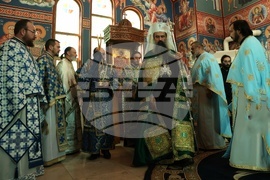 Храм „Свето Благовещение“- патриарх Даниил- света златоустова литургия