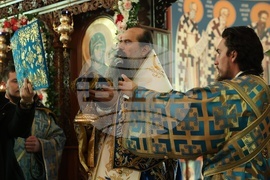 Храм „Свето Благовещение“- патриарх Даниил- света златоустова литургия