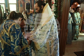 Храм „Свето Благовещение“- патриарх Даниил- света златоустова литургия