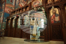 Храм „Свето Благовещение“- патриарх Даниил- света златоустова литургия