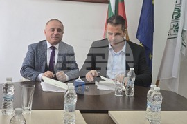 Сандански - общинска администрация - подписване на споразумение