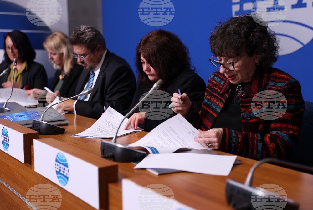 Национален пресклуб БТА София - Колективен трудов договор - подписване