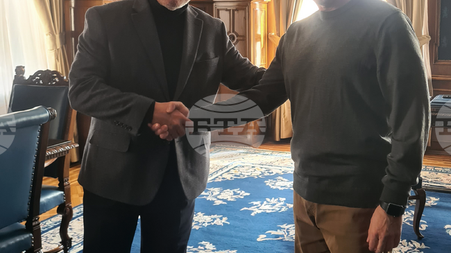 Управителят на БНБ Димитър Радев се срещна с Чавдар Кенаров по повод участието му в журито за избор на новата визия на евробанкнотите