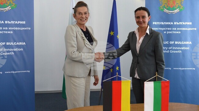 Сътрудничество в иновациите и технологичния трансфер обсъди служебният министър на иновациите Ирена Младенова с германския посланик Ирене Планк 