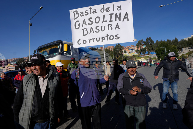 Bolivia Gas Protest