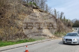 Варна - свлачище - крайбрежна алея