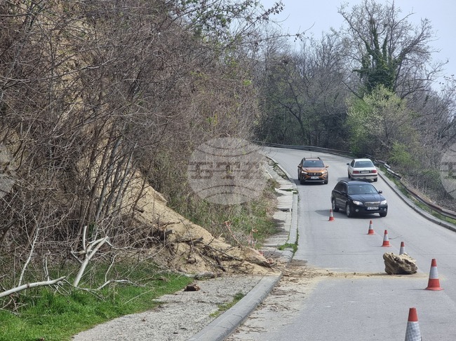 Варна - свлачище - крайбрежна алея