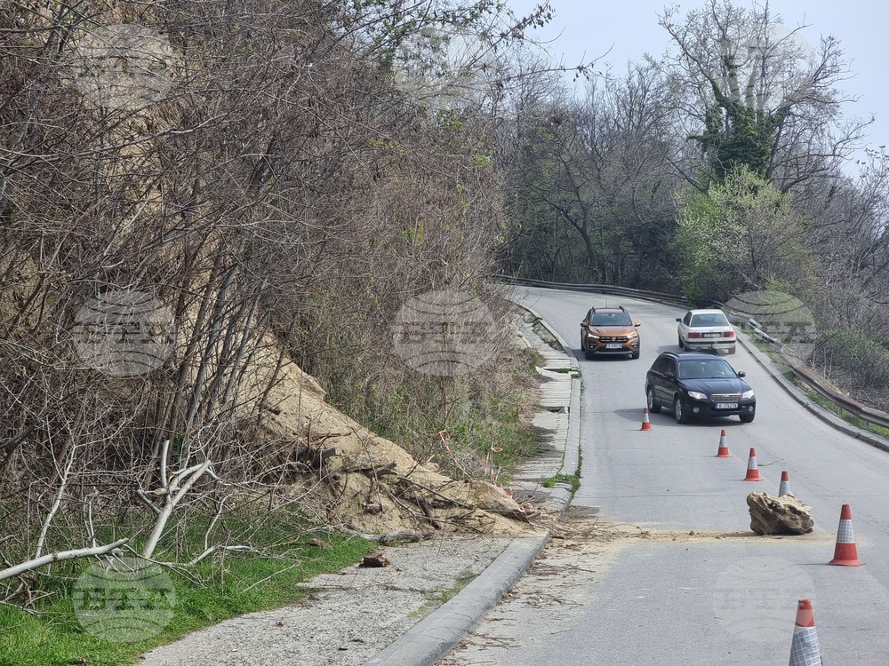 Варна - свлачище - крайбрежна алея
