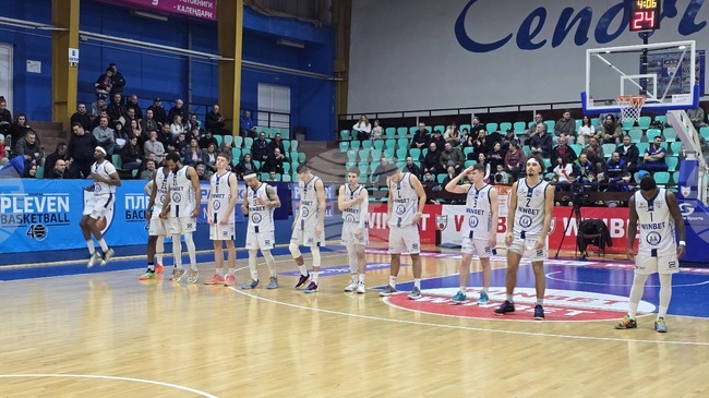 Спартак Плевен надделя над гостуващия Берое в мач от Националната баскетболна лига за мъже 