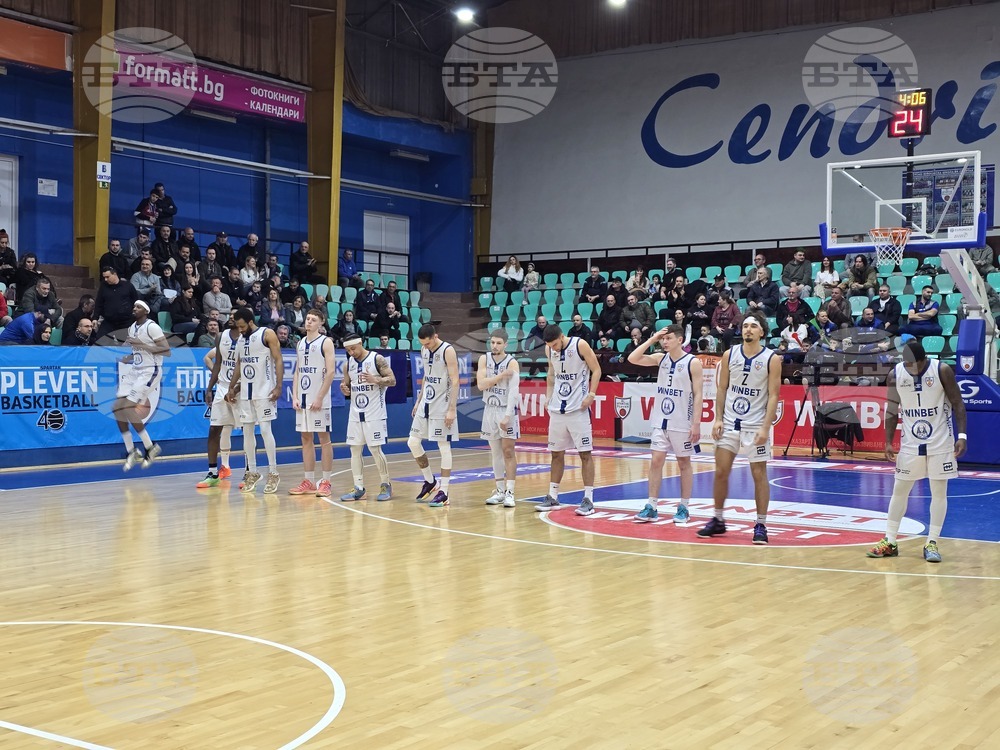 Спартак Плевен надделя над гостуващия Берое в мач от Националната баскетболна лига за мъже 