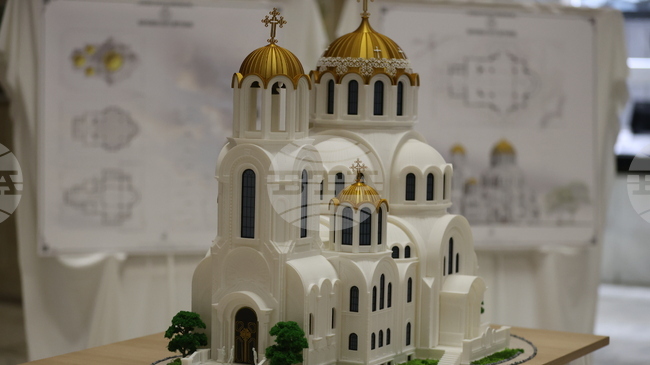 Проектът за нов православен храм в Благоевград, посветен на свети Мина, бе официално представен пред духовници, общественици и жители на града