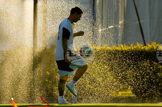 APTOPIX Argentina Training Soccer