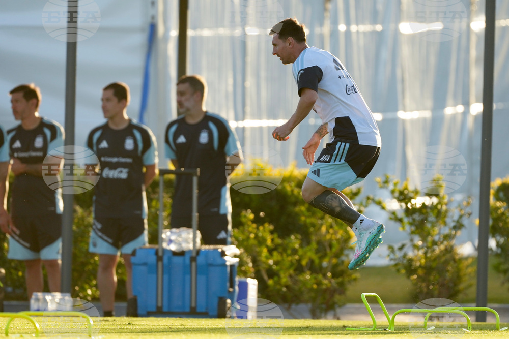 Argentina Training Soccer