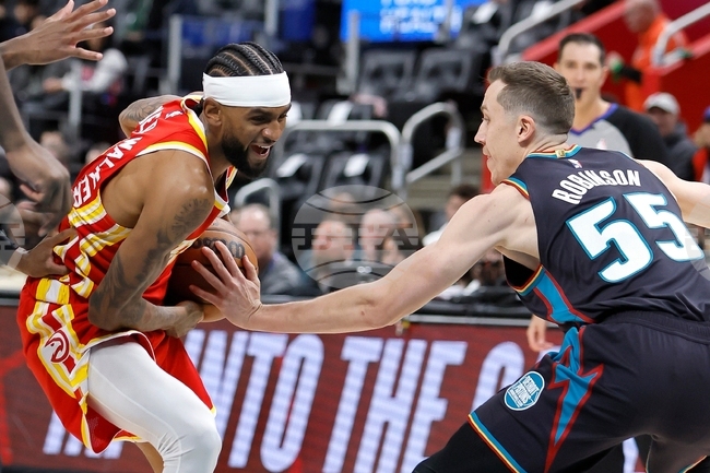 Hawks Pistons Basketball