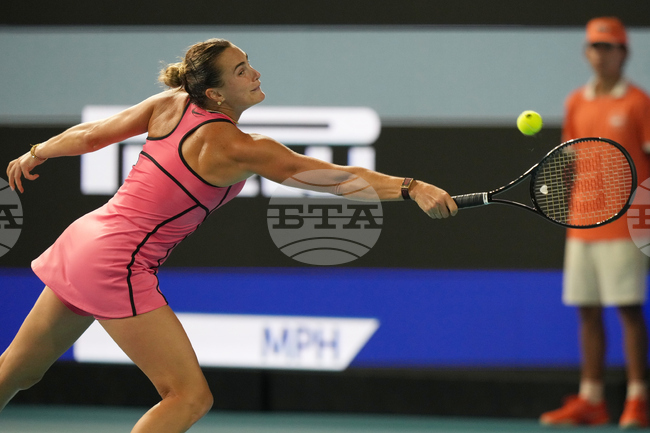 Лидерката в световната ранглиста Арина Сабаленка се класира за полуфиналите на тенис турнира в Маями