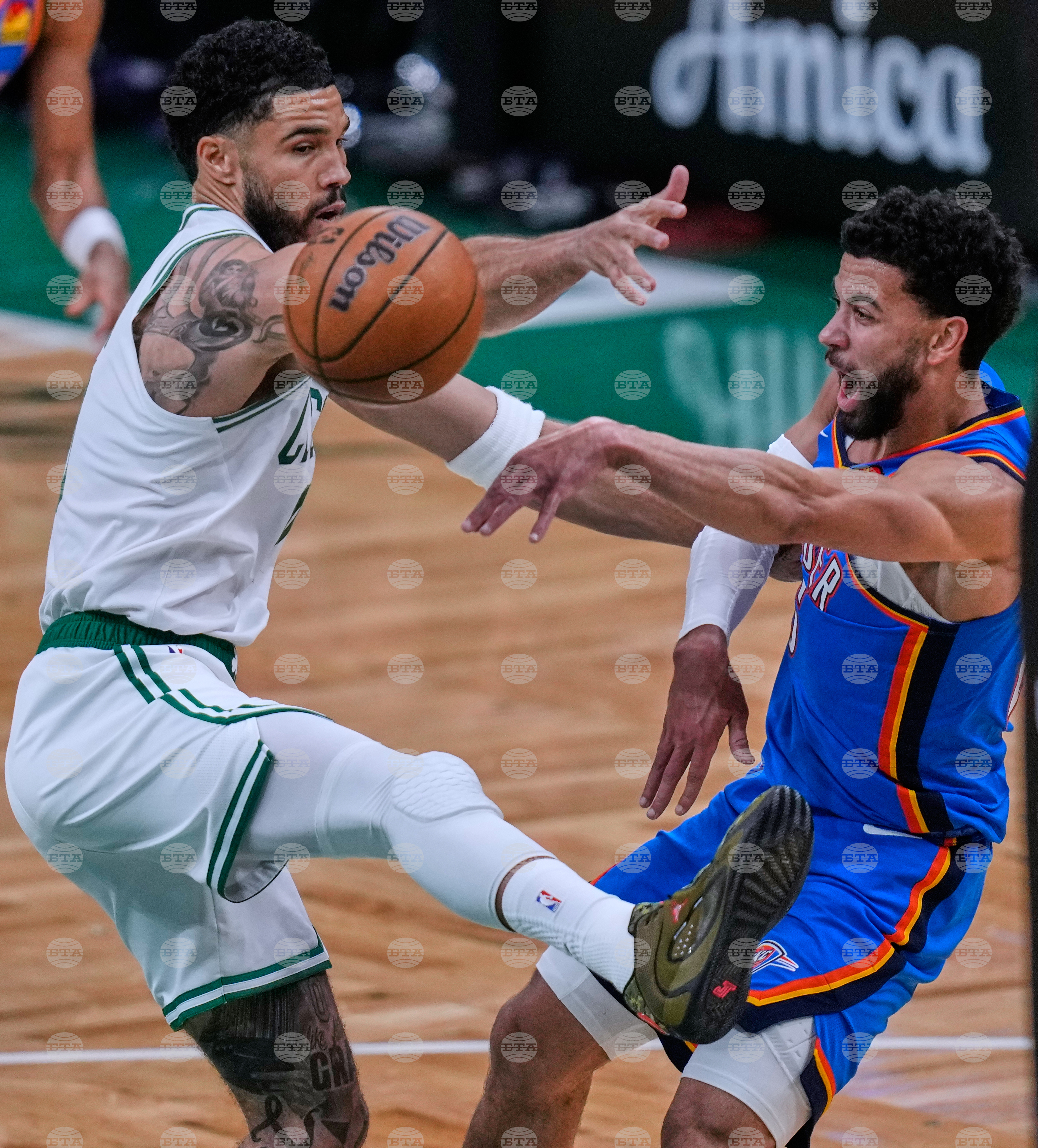 Thunder Celtics Basketball