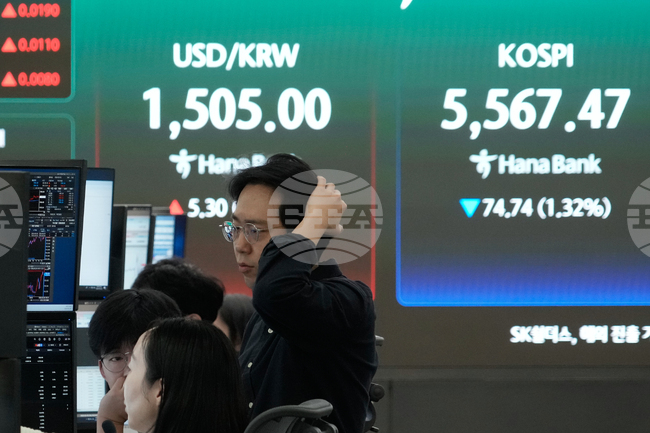 Акциите в Азиатско-тихоокеанския регион останаха без ясна посока на фона на напрежението около Иран, Уолстрийт приключи със силен спад 