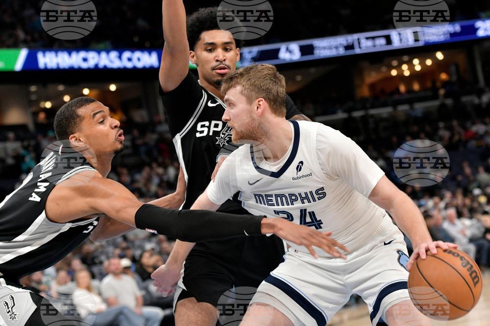 Spurs Grizzlies Basketball