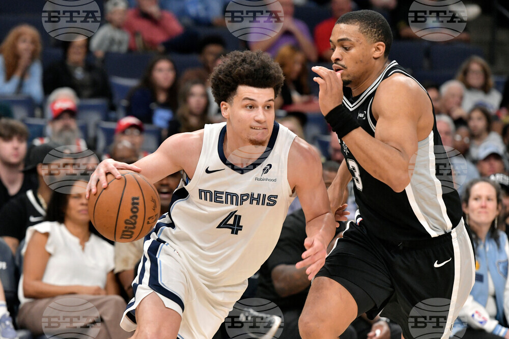 Spurs Grizzlies Basketball