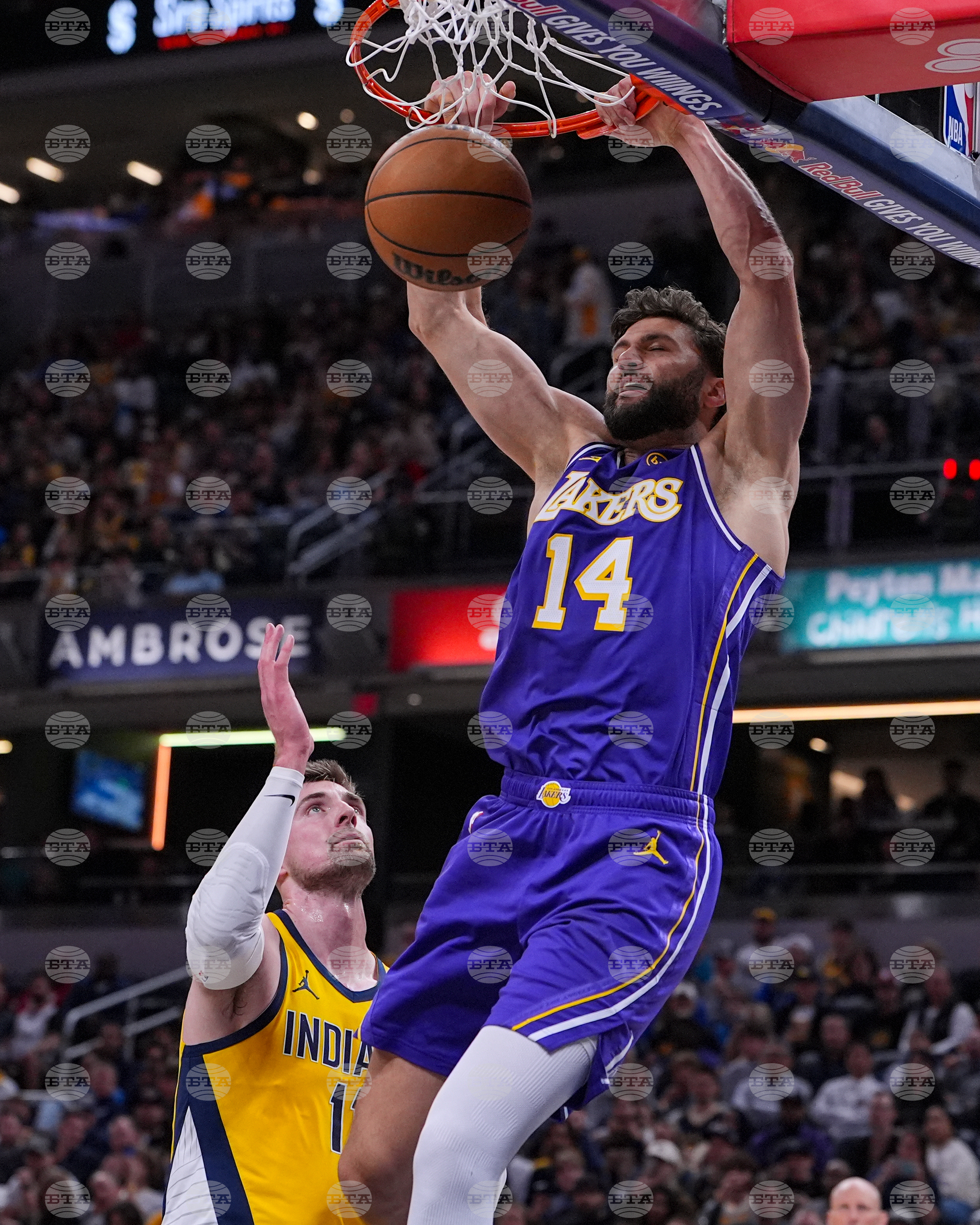 Lakers Pacers Basketball