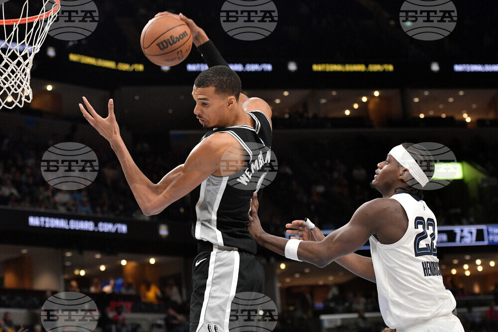 Spurs Grizzlies Basketball