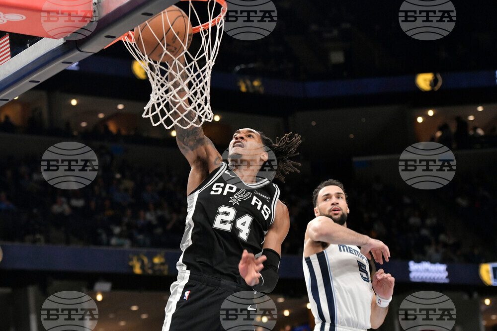 Spurs Grizzlies Basketball