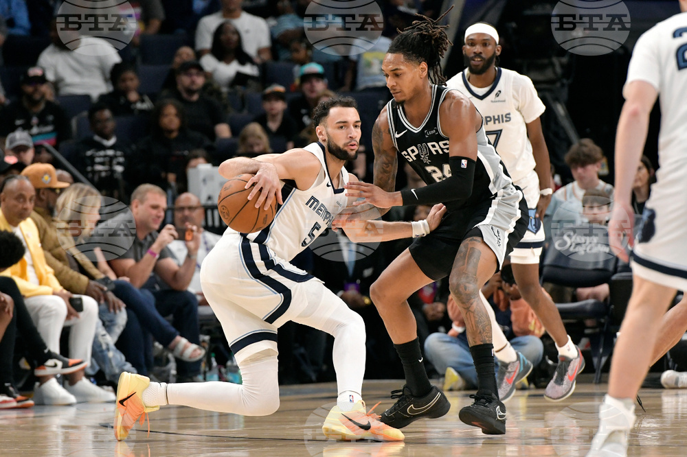 Spurs Grizzlies Basketball