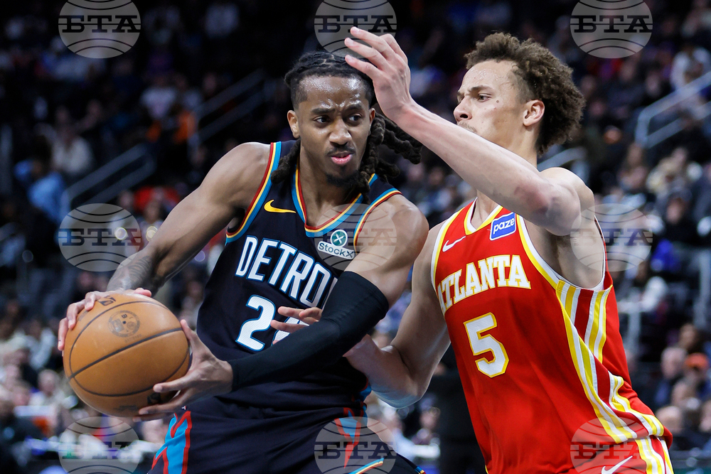 Hawks Pistons Basketball