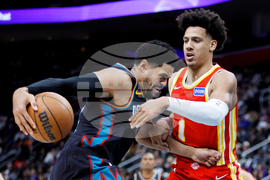 Hawks Pistons Basketball