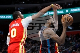 Hawks Pistons Basketball